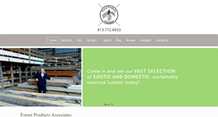 Desktop Screenshot of forestproductsassociates.com